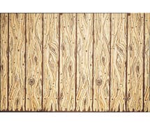 Rustic Woodgrain Corobuff Corrugated Paper Counterwrap - 25'L x 48"W
