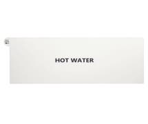 Expressly HUBERT White Repositionable Airpot Wrap With "Hot Water" Imprint - 9"H