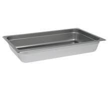 HUBERT Full Size 24 Gauge Stainless Steel Steam Table Pan - 4"D