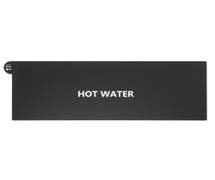Expressly HUBERT Black Repositionable Airpot Wrap With "Hot Water" Imprint - 7 1/2"H