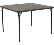 Flash Furniture 34'' Square Dark Gray Plastic Folding Table