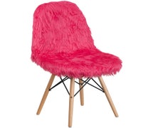 Flash Furniture Shaggy Dog Hot Pink Accent Chair