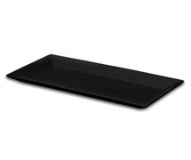 Elite Global DMP94-B Rectangular Plate, 9 3/8" x 4 3/4" x 3/4" H., Black , CS of 6/EA