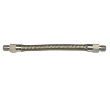 Dormont 16100BP36 1 IN ID, 36 IN Length, Stainless Steel Moveable Connector, Stainless Steel Braid, PVC Coated