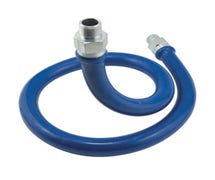 Dormont 1650BP24 1/2 IN ID, 24 IN Length, Stainless Steel Moveable Connector, Stainless Steel Braid, PVC Coating