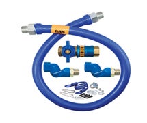 Dormont 1650KITCF2S24 1/2 IN ID, 24 IN Length Moveable Gas Connector Kit, Connector, Quick Disconnect Valve Combo, 2 S
