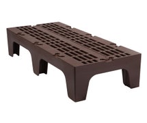 Slotted Dunnage Rack - 48"Wx21"Dx12"H, Dark Brown