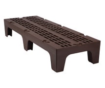 Cambro DRS600131 Slotted Dunnage Rack - 60"Wx21"Dx12"H, Dark Brown