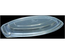 Dinex DXL900PDCLR Dome Lid For Microwaveable Oval Casserole Container - Clear, CS of 250/PK