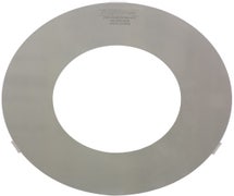 DoughxPress DXPDR10 Dough Ring, 10" Finished Crust Mold, Stainless Steel