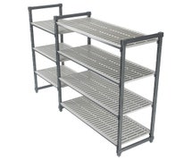 Cambro EA183672V4580 - Camshelving Elements Stationary Add-On Shelves and Kit  - 4 Tiers - 36"Wx18"Dx72"H