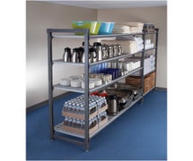 Cambro EA184872V4580 Elements Stationary Shelving - 48"Wx18"Dx72"H 4 Shelf Add-On Kit