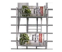 Eagle Group CR2D 2-Deck Can Rack, Walstor Modular Wall System, 8 5/8" X 13" X 14"