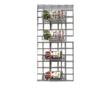 Eagle Group CR4D 4-Deck Can Rack, Walstor Modular Wall System, 8 1/4" X 8 1/2" X 28 1/2"