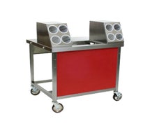 Eagle Group DCS2-TSU Director's Choice Tray & Silver Unit, 36"W x 30"D x 34"H, (100) 14" x 18" tray capacity