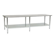 Eagle Group T3696B Budget Series Work Table, 96"W x 36"D, 16/430 stainless steel top