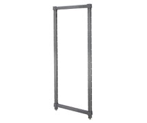 Camshelving Elements Post Kit 14X72, Brushed Graphite