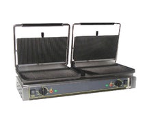 Equipex DIABLO Sodir Panini Grill, Cast Iron Grooved Top & Bottom, (2) 14"W
