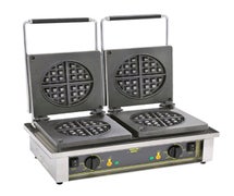 Equipex GED75 Sodir Waffle Baker, Electric, Double, Cast Iron Plates