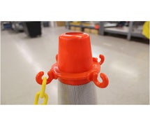 Accuform FBC110 - Traffic Cone Accessories: Cone Chain Holder Kit - Safe Crowd Control Solutions