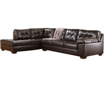 Signature Design by Ashley Alliston Sectional in Chocolate