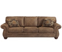 Signature Design by Ashley Larkinhurst Sofa in Earth Faux Leather