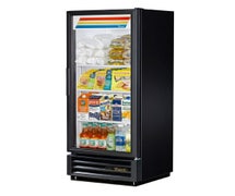 True GDM-12-HC-LD - GDM-12-HC - Glass Door Refrigerated Merchandiser - One Door - 12 Cu. Ft., Black, Left Hinge