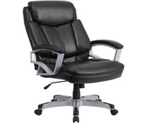 HERCULES Series 500 lb. Capacity Big & Tall Black Faux Leather Executive Swivel Office Chair