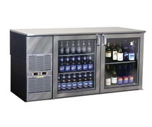 Glastender BB60 Refrigerated Back Bar Cabinet, Two Section, 60"W