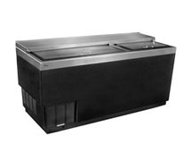 Glastender ST60-S Flat Top Bottle Cooler, Deep Well, 60"W X 24"D