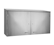 Glastender WCH96 Wall Mount Cabinet, Enclosed Front, 96"W X 15"D X 32"H