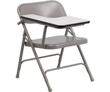 Premium Steel Folding Chair with Tablet Arm, Right Handed