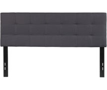 Flash Furniture Bedford Tufted Upholstered Full Size Headboard, Dark Gray