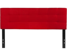 Flash Furniture Bedford Tufted Upholstered Full Size Headboard in Red Fabric