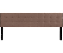 Flash Furniture Bedford Tufted Upholstered King Size Headboard in Camel Fabric