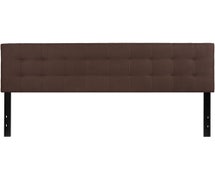 Flash Furniture Bedford Tufted Upholstered King Size Headboard, Dark Brown