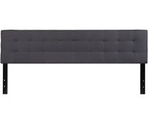 Flash Furniture Bedford Tufted Upholstered King Size Headboard, Dark Gray