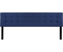 Flash Furniture Bedford Tufted Upholstered King Size Headboard in Navy Fabric