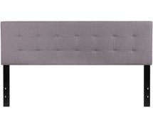Flash Furniture Bedford Tufted Upholstered Queen Size Headboard, Light Gray
