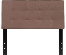 Flash Furniture Bedford Tufted Upholstered Twin Size Headboard in Camel Fabric