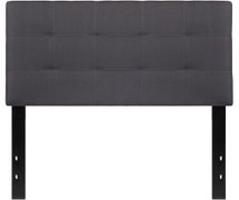 Flash Furniture Bedford Tufted Upholstered Twin Size Headboard, Dark Gray