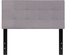 Flash Furniture Bedford Tufted Upholstered Twin Size Headboard, Light Gray