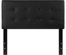 Flash Furniture Lennox Tufted Upholstered Twin Size Headboard in Black Vinyl