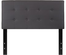 Flash Furniture Lennox Tufted Upholstered Twin Size Headboard in Gray Vinyl