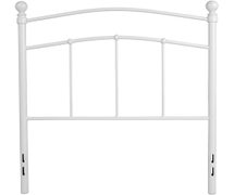 Flash Furniture HG-HB1706-WH-T-GG Woodstock Decorative White Metal Twin Size Headboard