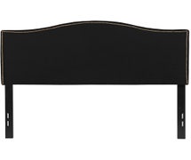 Flash Furniture Lexington Upholstered Full Size Headboard in Black Fabric