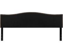 Flash Furniture Lexington Upholstered King Size Headboard in Black Fabric