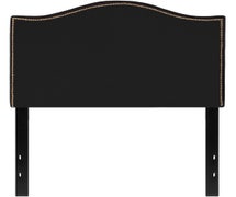 Flash Furniture Lexington Upholstered Twin Size Headboard in Black Fabric