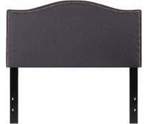 Flash Furniture Lexington Upholstered Twin Size Headboard in Dark Gray Fabric