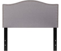 Flash Furniture Lexington Upholstered Twin Size Headboard in Light Gray Fabric